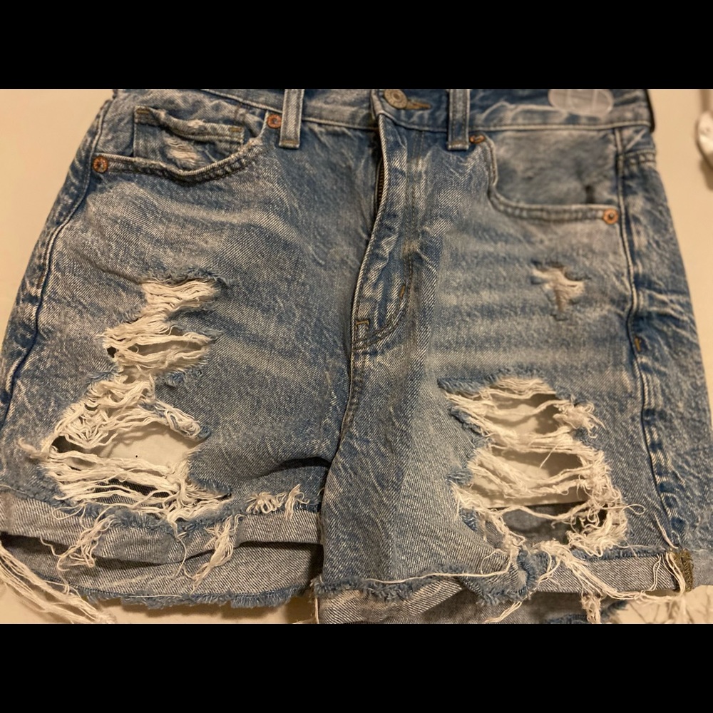 AE Denim Mom Shorts